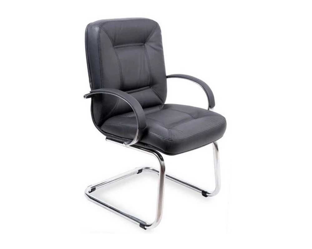 Кресло СЕНАТОР КОРОТКИЙ ХРОМ КОНФЕРЕНЦ