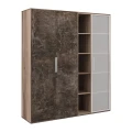 Вяз/Бетон темный