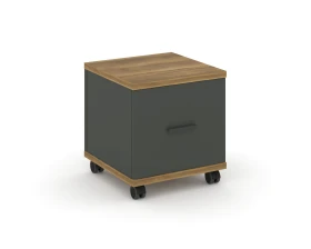 Тумба мобильная 1 распаш. фасад CN.TUM-007 A 420x420x448 Концепт / Concept images