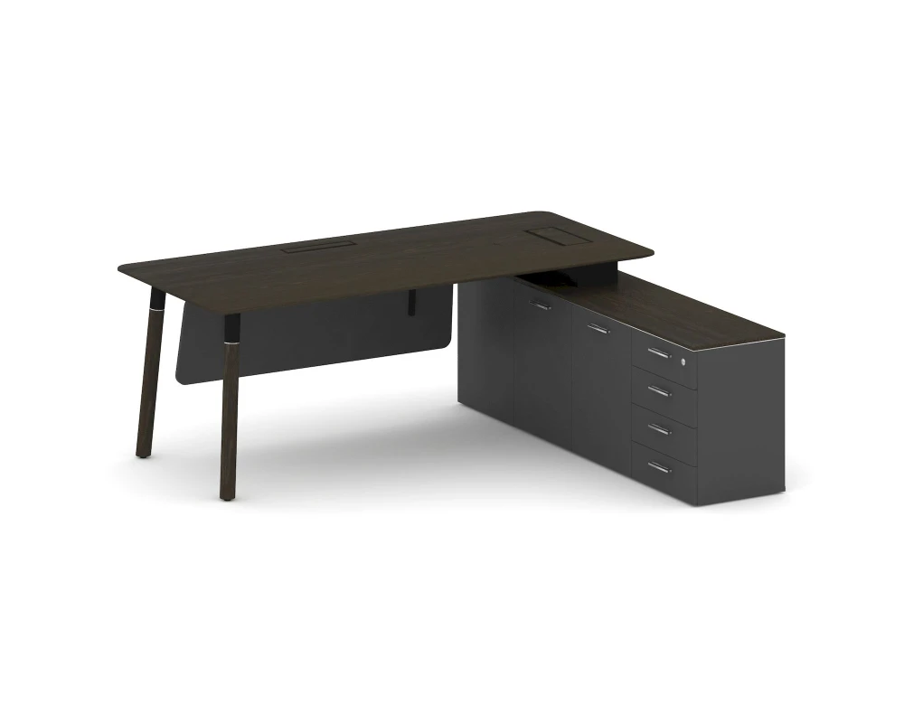 Стол руководителя правый 2000x1798x750 Фреско / Fresco