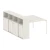 Дуб наварра/Металл белый