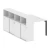 Белый/Металл антрацит