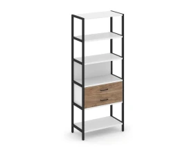 Односекционный стеллаж пятиярусный с ящиками 810х400х1980 Шелф Систем / Shelf System images