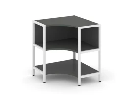 Односекционный угловой стеллаж двухярусный 810х810х879 Шелф Систем / Shelf System images