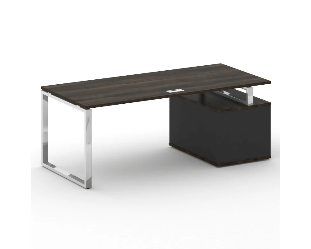 Стол для руководителя с опорной тумбой , левый 200 Шифт / Shift