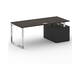 Стол для руководителя с опорной тумбой , левый 200 Шифт / Shift images