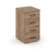 Дуб табак/Черный ручки