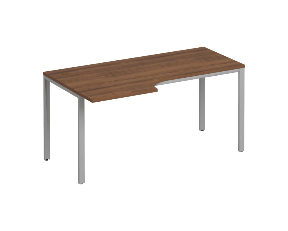 Стол эргономичный левый на металлокаркасе 120 Комфорт МП2