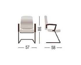 Стул Домино X, спинка-сетка images