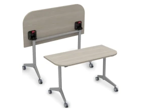 Складной радиусный стол СИМПЛ / SIMPLE с фиксаторами (1650*600*750) 8ФСРР.103-S BEND images