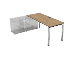 Стол рабочий прямолинейный три опоры, левый (1800*700*750) НСТЛ-П.975 GLOSS LINE images