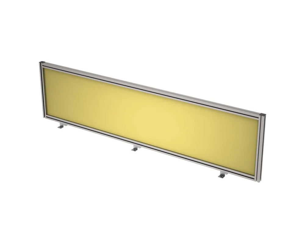 Барьер из ткани в алюминиевом профиле, фронтальный (1600*400*29) 9БТ.0408.6 GLOSS