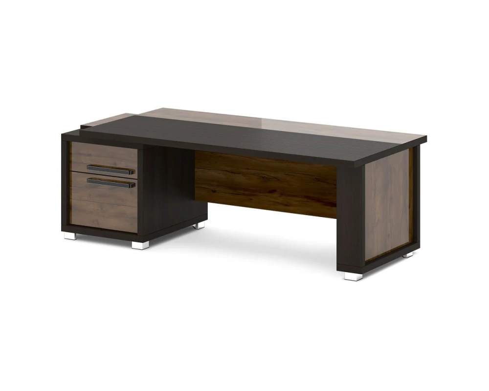 Стол с одной тумбой 2235х1000х750 Грейс / Grace