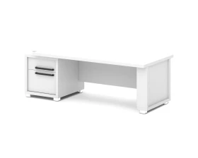 Стол с одной тумбой 2235х1000х750 Грейс / Grace images