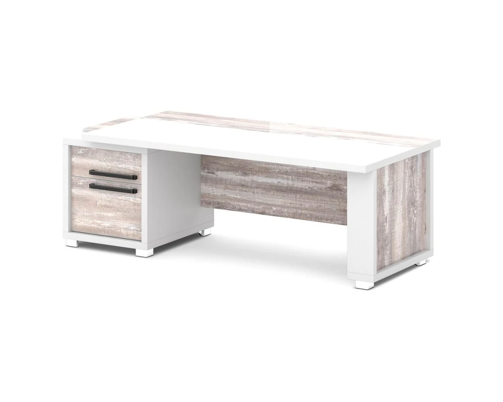 Стол с одной тумбой 2235х1000х750 Грейс / Grace