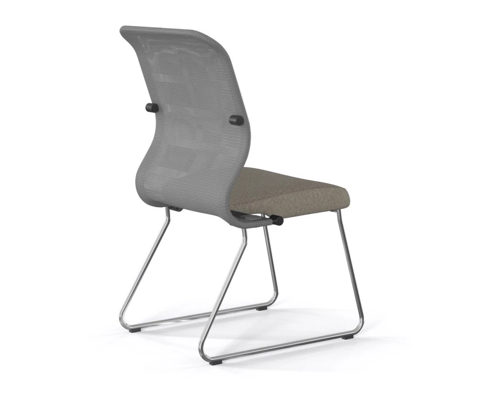 Кресло ErgoLife S 8 M4-9 F54 Сетка/Ткань, Серый/Песочный